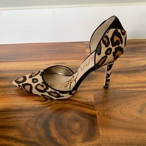 Sam Edelman leopard print stilettos